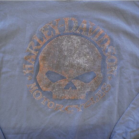 Harley Davidson Manchester New Hampshire Thrashed Long Sleeve - Picture 3 of 8